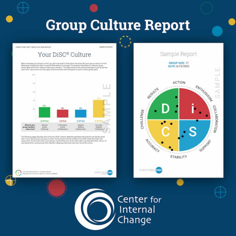 Example Disc Report Purchase the Everything DiSC® Group Report