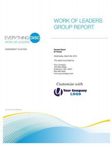 Everything DiSC Work of Leaders Group Report