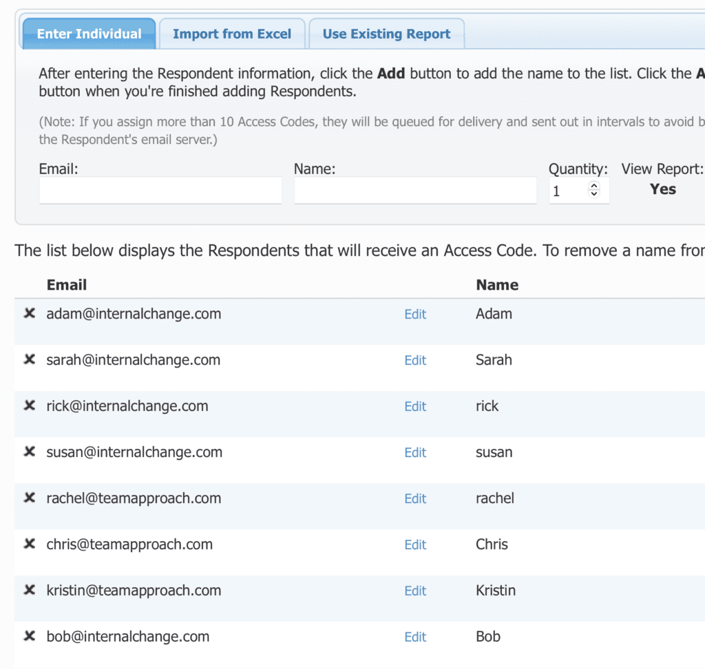 bulk upload past disc users to catalyst