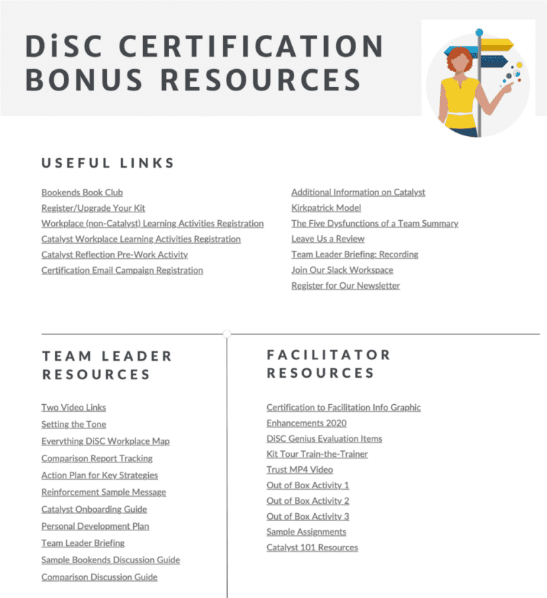 Everything DiSC® Certification: $2,995 includes Facilitation Kit