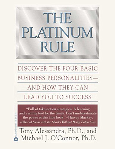 the platinum rule - disc books - tony alessandra